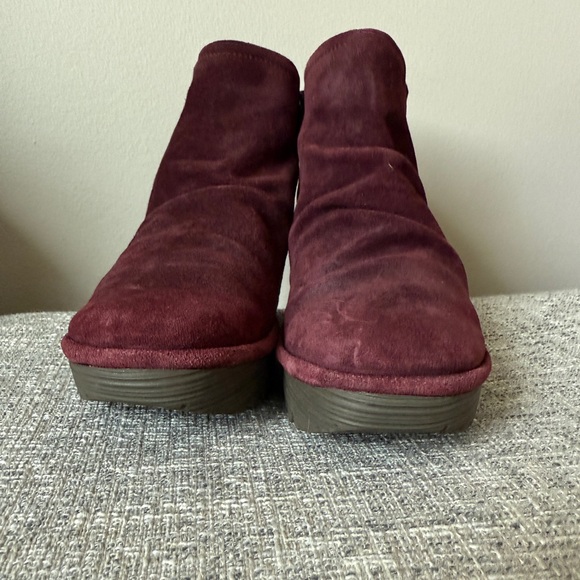 FLY London Women's Ankle Boot Wedge wine 37 - Picture 4 of 12